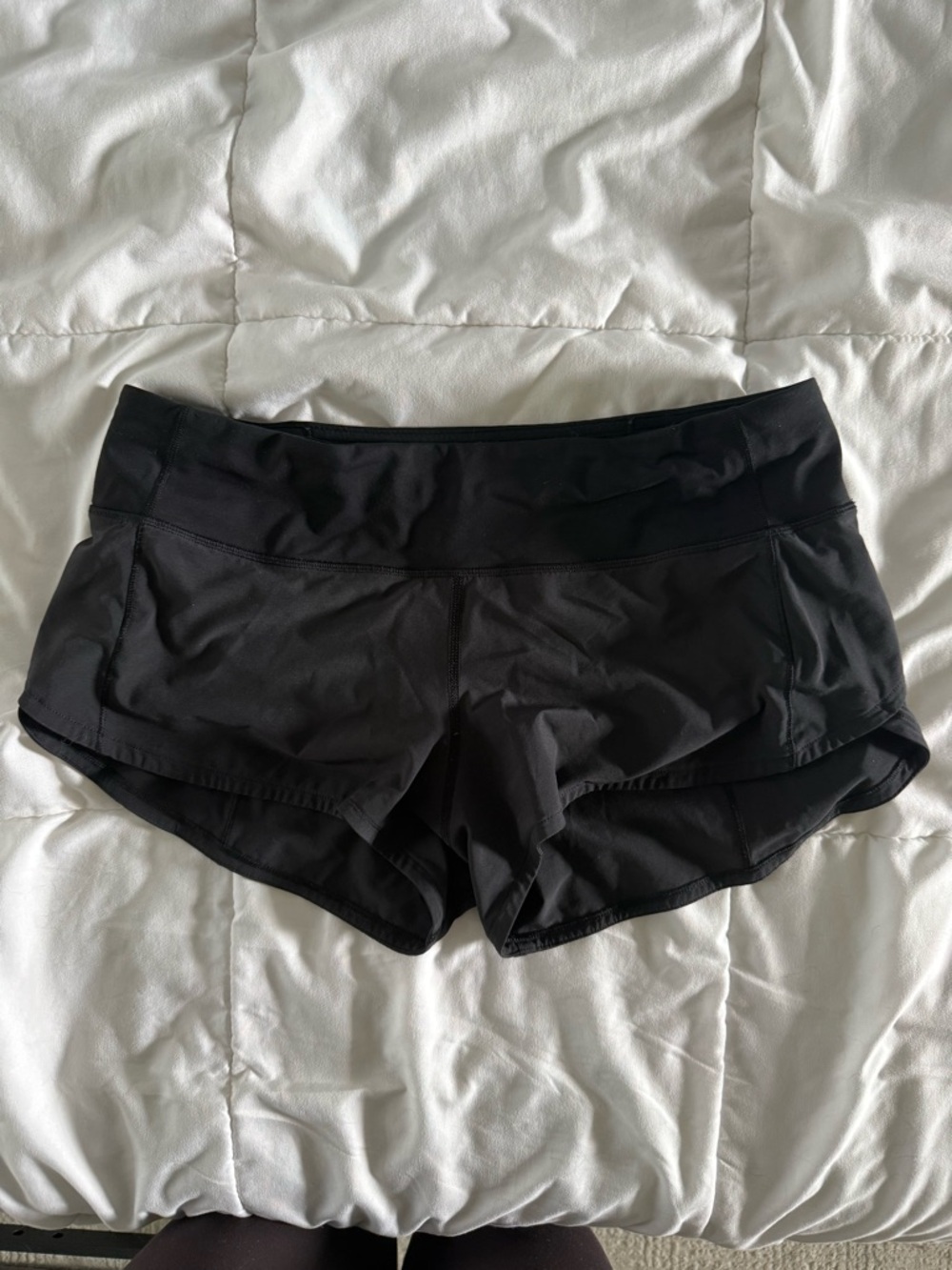 lululemon athletica Black Athletic Running Shorts